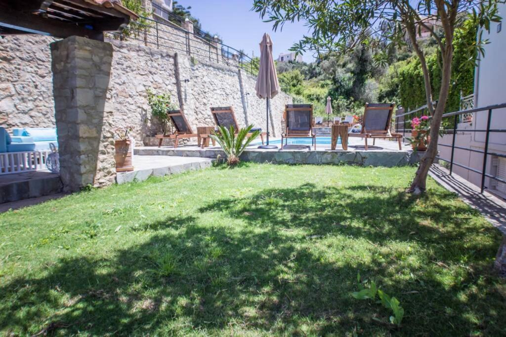 Villa Ventus, 40Sqm Private Pool & Hot Tub! Roussospition ภายนอก รูปภาพ